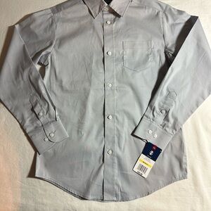 Izod Light Gray Dress Shirt